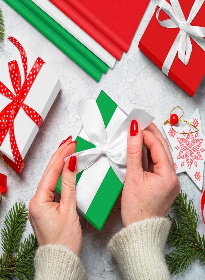 AORZIT 300 Sheets Christmas Tissue Paper for Gift Bags, AORZIT 20" x 14" Red Green White Tissue Christmas Wrapping Paper Bulk for Xmas Gift Box Storage Wrap Clothes Packag Move Supplies Party Decor - Image 4
